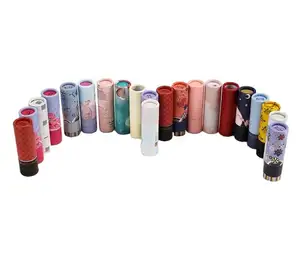 Groothandel Printen Kartonnen Eco-Vriendelijke Containers Voor Balsem Deodorant Push-Up Lippenstift Papieren Buis