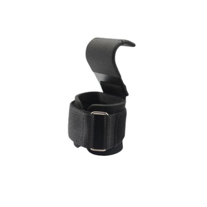 आरामदायक आयरन स्टील पोर्टेबल पुल-अप और भारोत्तोलन कलाई समर्थन हुक जिम पावर स्ट्रैप फिटनेस उपकरण - Product Image 4