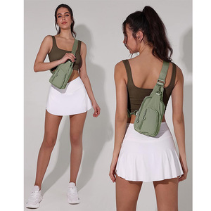 Daily Sling Bag with Adjustable <b>Straps</b> <b>Crossbody</b> Chest Bag Women Nylon Small Backpack for Casual Outdoor Traveling Hiking - Product Image 6