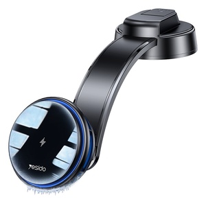 C311 Yesido Caricatore Wireless per Auto con Raffreddamento a Semiconduttore, Illuminazione Ambientale Doppia, Ricarica Rapida 15W e Supporto per Telefono - Product Image 1