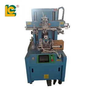 LC Brand Special Serigraphy Printing Machine for Cup Fan-shaped Screen Printing Machine with Color Sensor and PLC