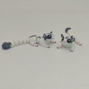 Jouets en forme d'écureuil volant imprimés en 3D, jouet pour enfants, mini figurine d'animal réaliste, décoration de la maison, artisanat, ornement de bureau, modèle cadeau - Product Image 5