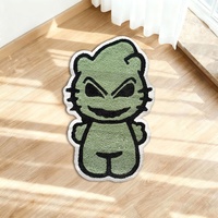 Oogie Boogie Kitty Teppich Gruselig Niedlicher Geformter Teppich Charakterförmiger Dekorativer Teppich für Fans Geschenke