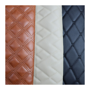 Sponge 3.5mm Stitching Line Foam Artificial <strong>Quilted</strong> Faux Leather <strong>Fabric</strong> for Car Seat Leather Material Car <strong>Upholstery</strong> - Product Image 6
