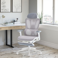 Chaise de bureau de direction haut de gamme avec dossier inclinable, soutien lombaire et fonction de massage