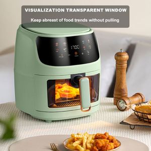 Friteuse à air numérique 8-en-1 8L Sliver Crest avec fenêtre de visualisation en verre et panier antiadhésif – Appareil de cuisine à air chaud - Product Image 2