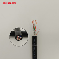 Console de mixage DMX pour scène, câble réseau Ethercon Cat 6, 24AWG 0,22 mm, blindage en cuivre OFC, gaine flexible, câble LAN Cat6 SF UTP, 100 m