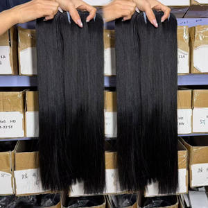 Recién Llegado, Paquetes <span class=keywords><strong>de</strong></span> Cabello Humano Liso <span class=keywords><strong>de</strong></span> Grado 15A, Cabello Humano Vietnamita <span class=keywords><strong>Rauw</strong></span> Cheveux Humain Haar <span class=keywords><strong>de</strong></span> un Solo Donante - Product Image 1