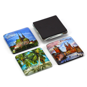 고품질 공장 가격 냉장고 자석 맞춤형 디자인 관광 기념품 유리 자기 냉장고 - Product Image 2