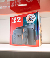 Console Switch 2 256 Go 100 % Neuve avec Wi-Fi, 3000 Jeux Intégrés, Accès Complet, Écran Tactile HD, Batterie 4000 mAh, Autres Systèmes d'Exploitation