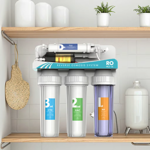 Machine de purification d'eau RO compacte, conception sans réservoir, gain de place, installation facile pour les locations d'appartements - Product Image 2