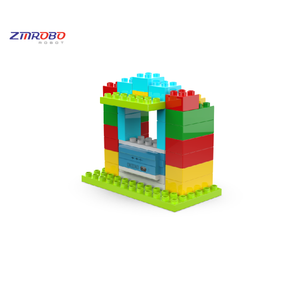 ZMROBO WiseChild <span class=keywords><strong>2</strong></span>岁<span class=keywords><strong>3</strong></span> + 玩具杆教育形状块玩具和儿童爱好玩具带来彩色设计工厂 - Product Image 2