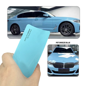 PVC angin laut kristal biru diri perekat diri penyembuhan antigores mobil bungkus warna mengubah lapisan dekoratif pelindung untuk tubuh - Product Image 1