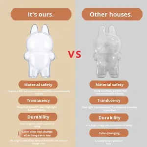 Para 2024, gran oferta, bolsa para <span class=keywords><strong>cochecito</strong></span> de bebé congelado, funda protectora de acrílico totalmente transparente, alfombrilla de burbujas, escala 1/12 de primera y segunda generación - Product Image 5