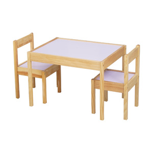 Kids Furniture Set <b>Solid</b> <b>Wood</b> <b>Desk</b> Chair Study Table For Children Bedroom School Use Durable Scandinavian Style - Product Image 2