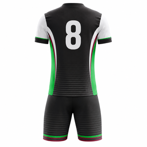 Conjuntos de Uniformes de Fútbol con Impresión Digital por Transferencia de Calor, Mangas Cortas, Tela de 140g, 100% Poliéster, Transpirable, Personalizable - Product Image 1
