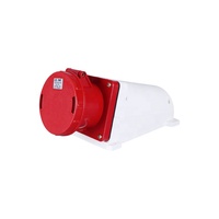 Prise industrielle murale IP67 5 broches 380V 125A, prise et fiche étanches pour alimentation marine