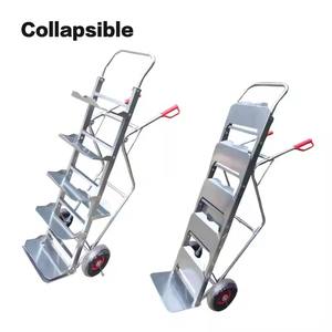 Heavy Duty 200kg Cubo de agua plegable de acero Carritos para botellas Carro de mano de metal plegable Plataforma Herramienta de almacenamiento OEM - Product Image 2