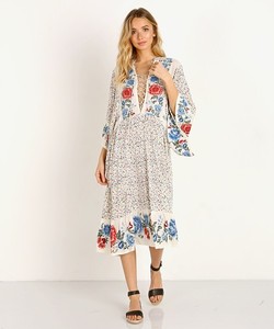 <strong>Boho</strong> Style 2019 <strong>Summer</strong> Rayon <strong>Dress</strong> With Tassels White - Product Image 5