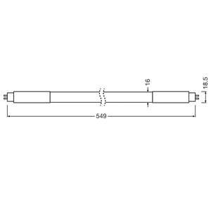 T5หลอด LED OSRAM HF 549มม. 7W 3000K - Product Image 3