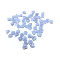 Atacado natural tira azul claro laço ágata cristal de coração para decoração pingente de presentes