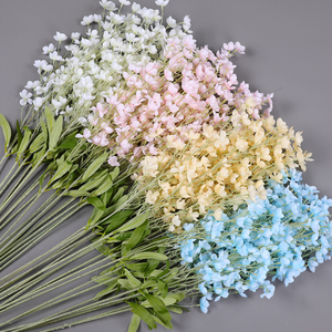 Guirnalda de Flores de <span class=keywords><strong>Campanula</strong></span> Azul, Flores de Seda, 95 cm, 80 Piezas, para el Día de San Valentín, Planta Artificial, Precio de Fábrica - Product Image 4