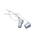 Conector de Aviación Semicircular Serie F 1FA de Liberación Rápida y Autobloqueante con Cubierta Impermeable y Grado de Protección IP68