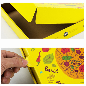Caja de cartón corrugado <span class=keywords><strong>para</strong></span> pizza, embalaje de alimentos, <span class=keywords><strong>para</strong></span> llevar, personalizado - Product Image 5