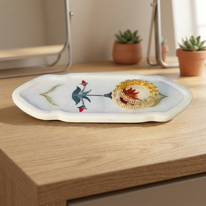 Bandeja Rectangular de Mármol Pulido de Lujo con Patas, Biodegradable y Ecológica, Modelo PCI 748 - Product Image 3