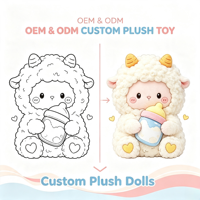 Jouets en peluche personnalisés en gros, service d'échantillonnage et de prototypage rapide, jouets en peluche de haute qualité avec faible quantité minimale de commande