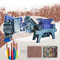 Machine de recyclage de fil de cuivre haute efficacité, granulateur de câbles électriques usagés à vendre