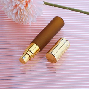 ขวดสเปรย์เปล่า5มล. 10มล. ขวดแก้วสเปรย์น้ำหอมสีเหลืองอำพันฝ้า10มล. - Product Image 5