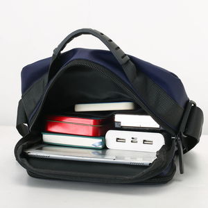 Sac à bandoulière en nylon, sac messager décontracté, sac à main imperméable en nylon avec poche zippée, sac fourre-tout tendance, sac de voyage pour homme, sac bandoulière - Product Image 6