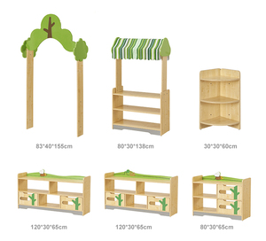 Moetry ชุดเฟอร์นิเจอร์ไม้สำหรับเด็กเล่นมุมสำหรับโรงเรียนห้องเรียนหรือโรงแรมดีไซน์ทันสมัย - Product Image 2