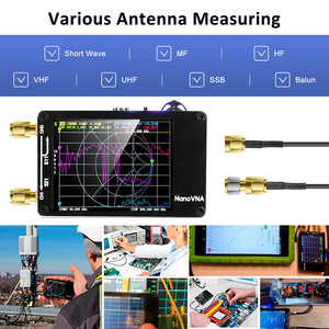 เครื่องวิเคราะห์เสาอากาศเครือข่าย MF/HF/VHF/UHF รุ่น Nanovna-h ที่ได้รับการอัปเกรด พร้อมช่องใส่การ์ดในตัว รุ่น ZNLE3/ZNLE6 จากจีน ZNLE3, ZNLE6 แบบพกพา Vecto - Product Image 3