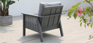 Muebles de Jardín de Lujo, Conjunto de Asientos de Aluminio y Ratán, para Exteriores, <span class=keywords><strong>Terraza</strong></span>, Balcón, Patio Trasero - Product Image 5
