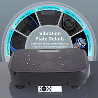 Plaque vibrante pour le corps entier, machine de massage vibratoire pour l'exercice, plaque de fitness vibratoire