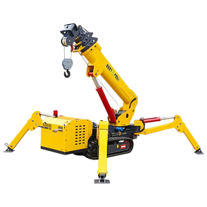 2t 3t 5t 8t 12t 14t <b>Spider</b> Lifting <b>Crane</b> Track Crawler Hydraulic 360 Turntable <b>Crane</b> - Product Image 1