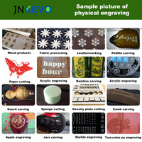 Machine de gravure laser CO2 de bureau JNKEVO 2025 150W RF Reci W8 1325/1530/130W rotative pour métal et caoutchouc, prend en charge les graphiques AI/BMP