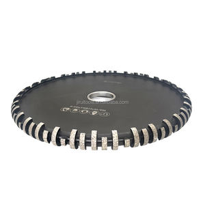 Hochwertige 12 "14" 16 "diamant segmentierte Nut räder zum Erstellen von Flöten auf der Oberfläche von Granit-Marmor-Quarz platten - Product Image 1