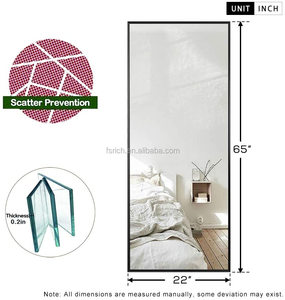 Pedido a granel, venta al por mayor, precio de fábrica OEM, <span class=keywords><strong>espejo</strong></span> <span class=keywords><strong>plateado</strong></span> de pie de alta calidad, <span class=keywords><strong>espejo</strong></span> de cuerpo entero, venta al por mayor, espejos de suelo - Product Image 5