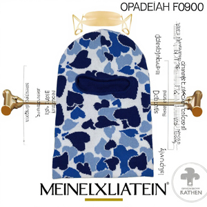 Masque de ski personnalisé en gros avec votre propre motif, en tissu standard, unisexe, 100 % acrylique - Product Image 3