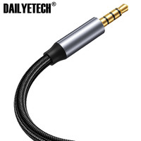 Kabel AUX ekstensi pria ke wanita, kabel ekstensi Speaker, kabel AUX, 4 tiang, 0.5m 3.5mm, kabel ekstensi untuk PC 1/2/3/5M