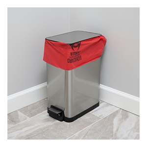 Bolsas de Basura para el Hogar Boardwalk de 16 Galones, Lineales, de Baja Densidad, para Residuos Sanitarios, 1.3 Mil, 24 x 32, Rojas, 250/Caja - Product Image 4