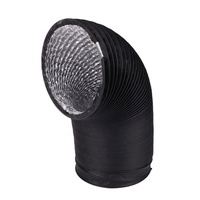 Kit de ventilation, fournisseur chinois, conduit semi-rigide flexible en aluminium, couvercle de ventilation rond en acier inoxydable 125MM