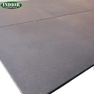 15mm-50mm Tapis de protection en caoutchouc à emboîtement commercial recyclé d'intérieur pour sport Rouleau de sol en caoutchouc pour salle de sport