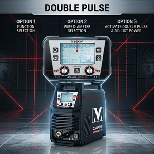 Soldadora MIG de Doble Pulso LEVIN ULTRAMIG 230A, <span class=keywords><strong>Corriente</strong></span> Pico Ajustable, <span class=keywords><strong>Corriente</strong></span> Base, Nueva Tecnología de Inversor IGBT <span class=keywords><strong>para</strong></span> Soldadura de Carbono - Product Image 2