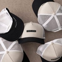 Gorra Trucker de Lujo de Alta Calidad con Malla Trasera, Gorra de Béisbol con Parche de Logotipo Personalizado, Dos Tonos Verde, Transpirable, Ajustable, Unisex