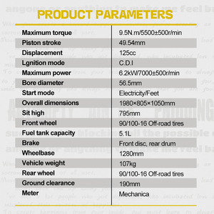 Hot-Selling EEC Certified Open <b>Body</b> Two-Wheeled Gasoline Motorcycles New Adult Disc for Vehicle - Product Image 2
