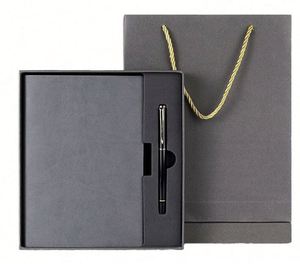 Custom Logo Eco-friendly A5 Notebook Pen <b>Gift</b> Set Silk Screen Printed Cover Magnet Souvenir Corporate Business Earth Day <b>Gift</b> - Product Image 1